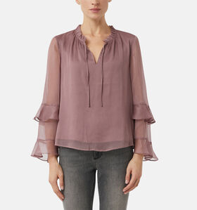comma Blouse en Rose pour femmes (364847)