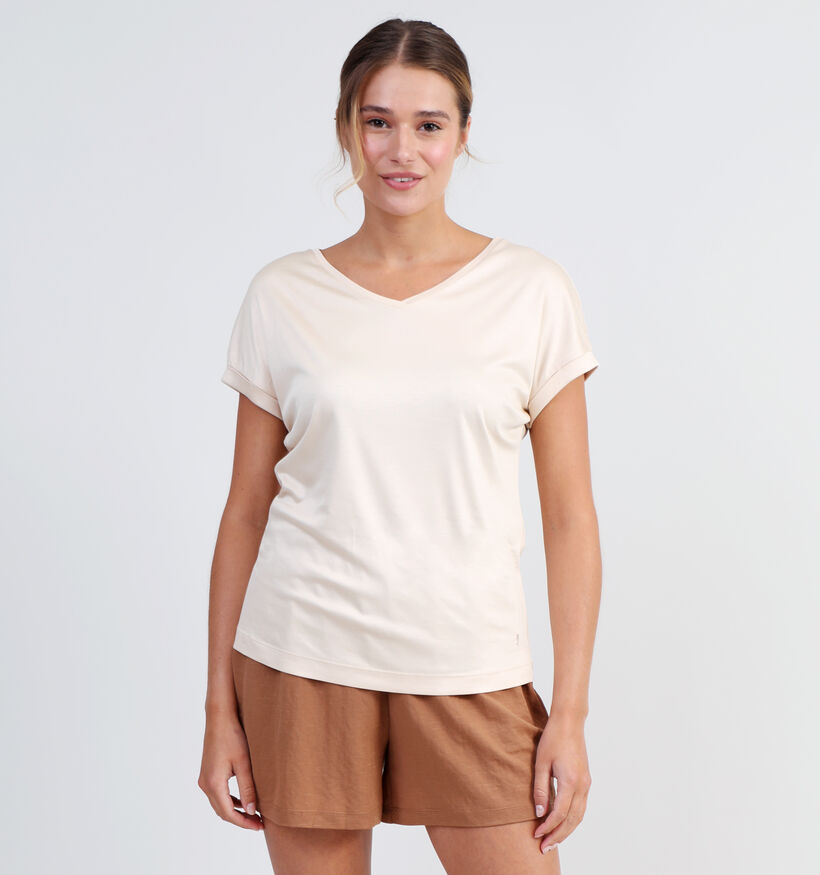 comma T-shirt en Beige (327346)