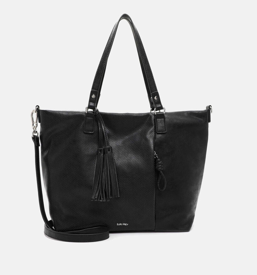 Suri Frey Nicky Zwarte Shopper tas met rits voor dames (333596)