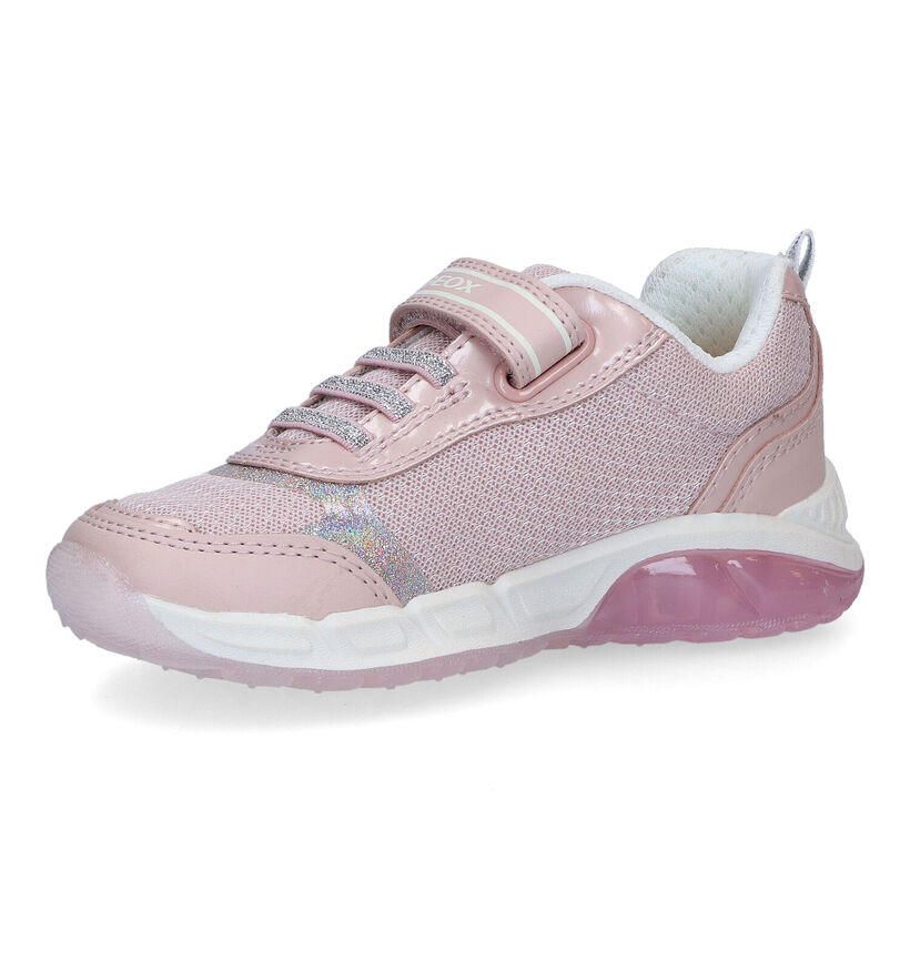 Geox Spaziale Baskets en Rose en simili cuir (311002)