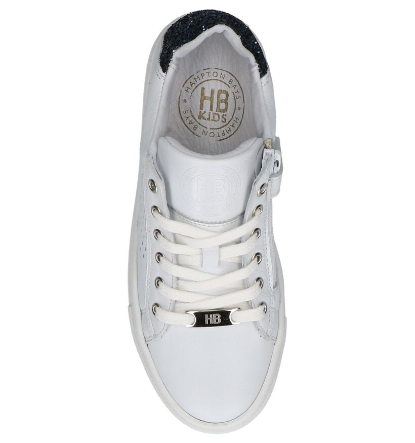 Hampton Bays Baskets basses en Blanc en cuir (213235)