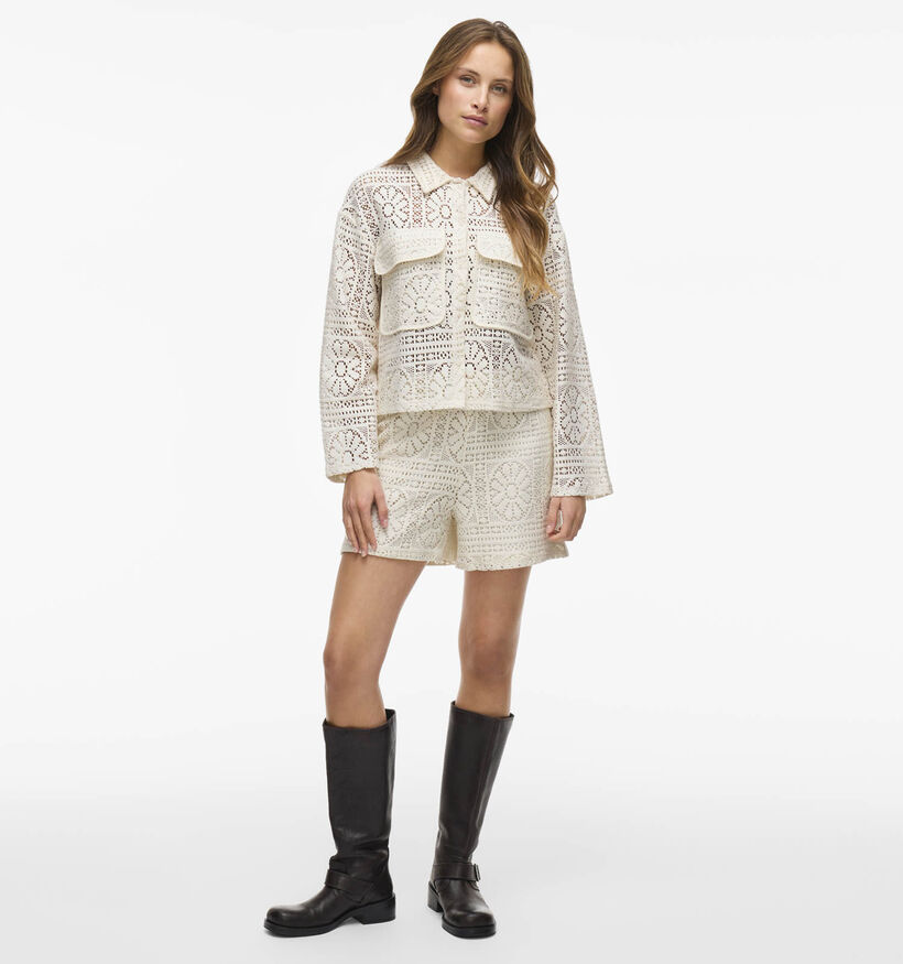 Vila Gilet en Beige pour femmes (368050)