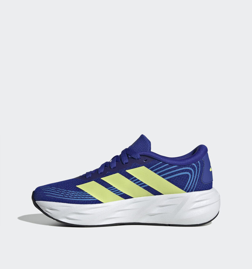 adidas Galaxy Baskets basses en Bleu pour gar&ccedil;ons (375420) - pour semelles orthop&eacute;diques