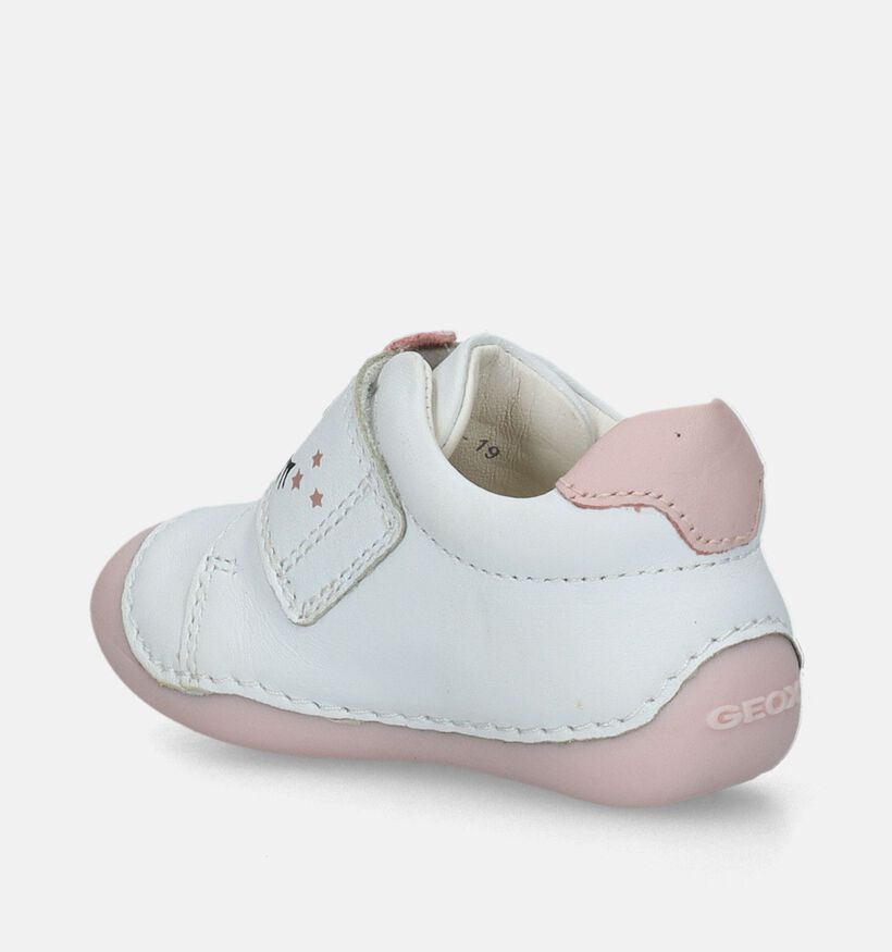 Geox Tutim Witte Babyschoentjes met unicorn voor meisjes (335798)