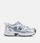 New Balance 530 Zilveren/Blauwe Sneakers voor meisjes (375218) - geschikt voor steunzolen