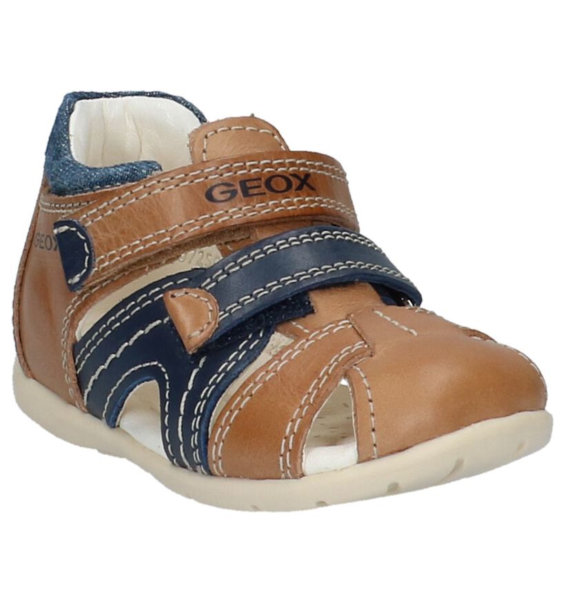 Geox Sandales pour bébé en Cognac en cuir (213183)