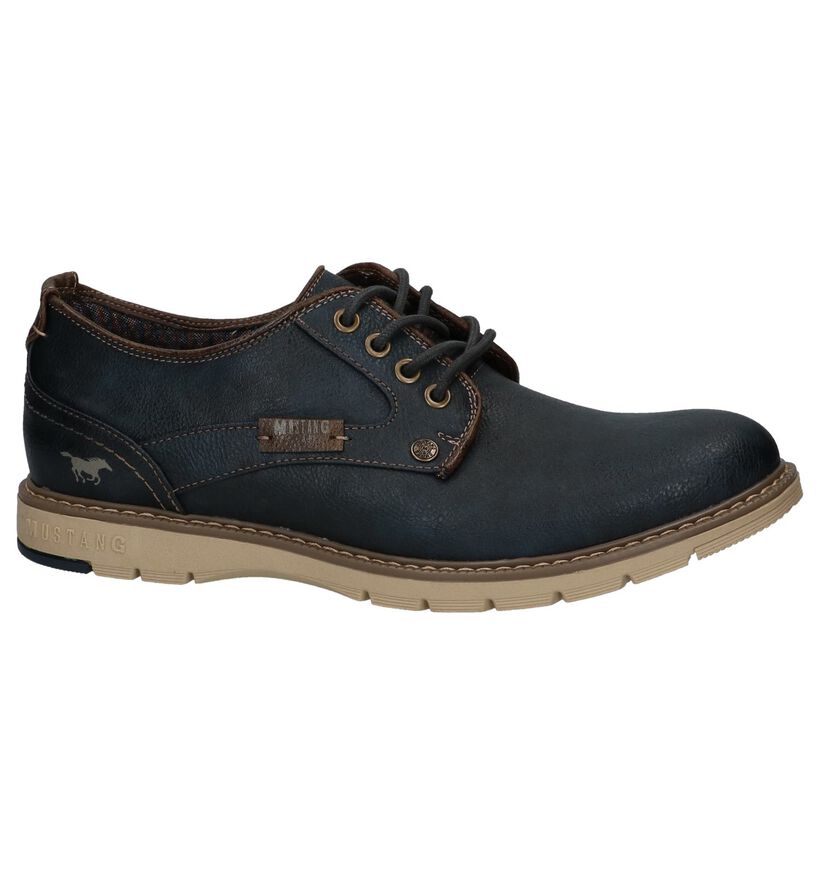 Mustang Cognac Veterschoenen in kunstleer (277290)