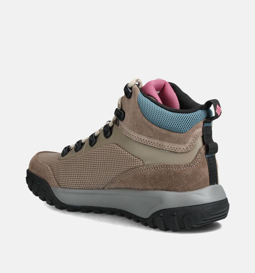 Columbia Burnsider Waterproof Chaussures de randonnée en Beige pour femmes (359531) - pour semelles orthopédiques