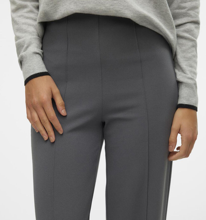 Vero Moda Becky Grijze Wijde broek L30 voor dames (344051)