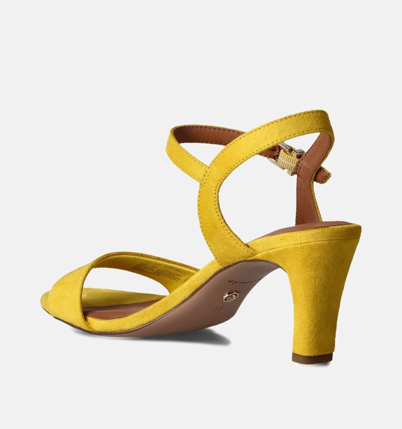 Tamaris Sandales à talons en Jaune pour femmes (354355)