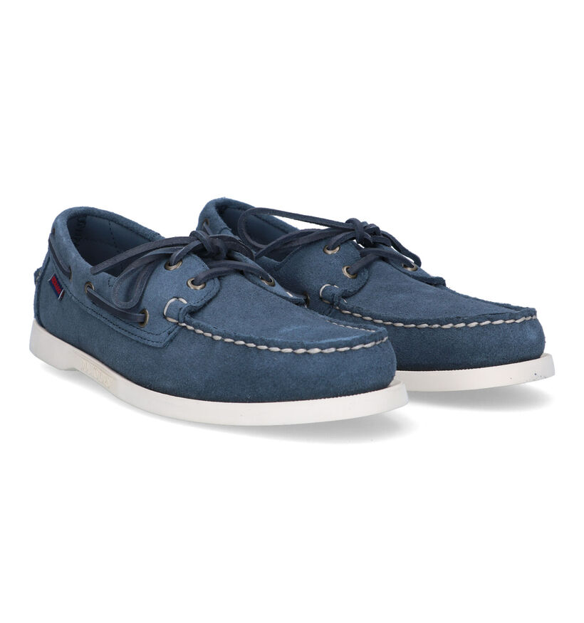 Sebago Dockside Chaussures bateau en Bleu pour hommes (320914)