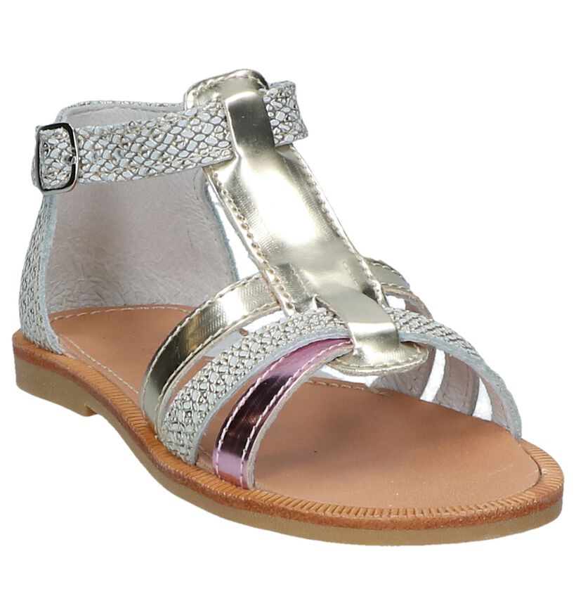 Bana & Co Sandales en Or en cuir (246964)