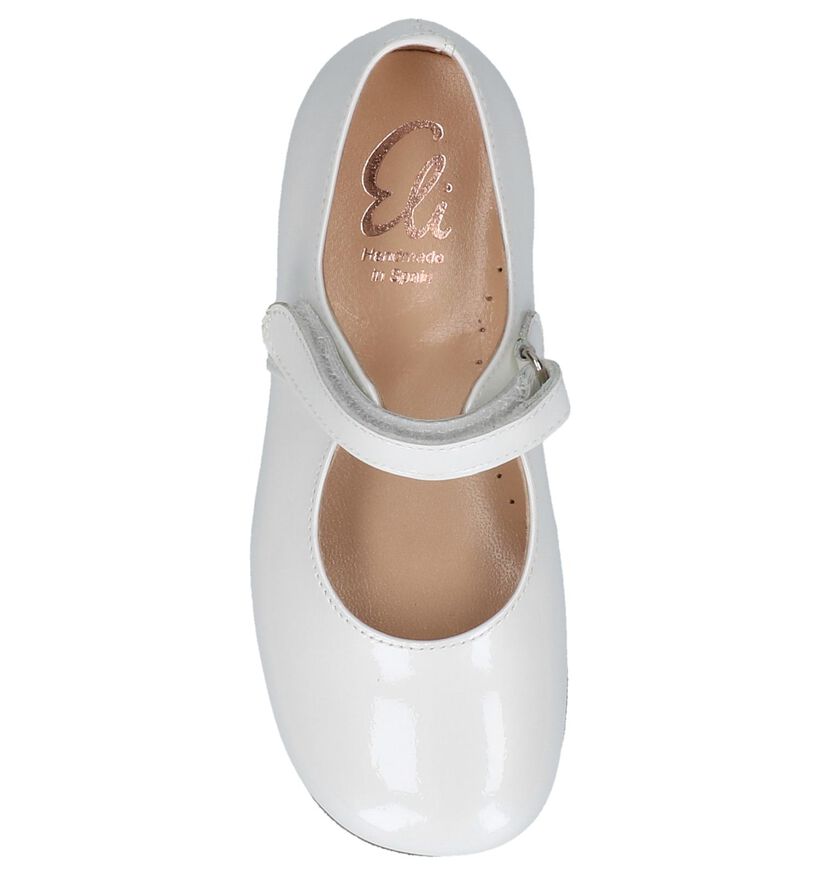 Eli Ballerines en Blanc en verni (245980)