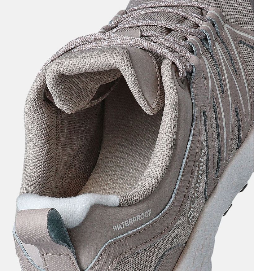 Columbia Peakfreak Roam Waterproof Taupe Wandelschoenen voor dames (356118) - geschikt voor steunzolen