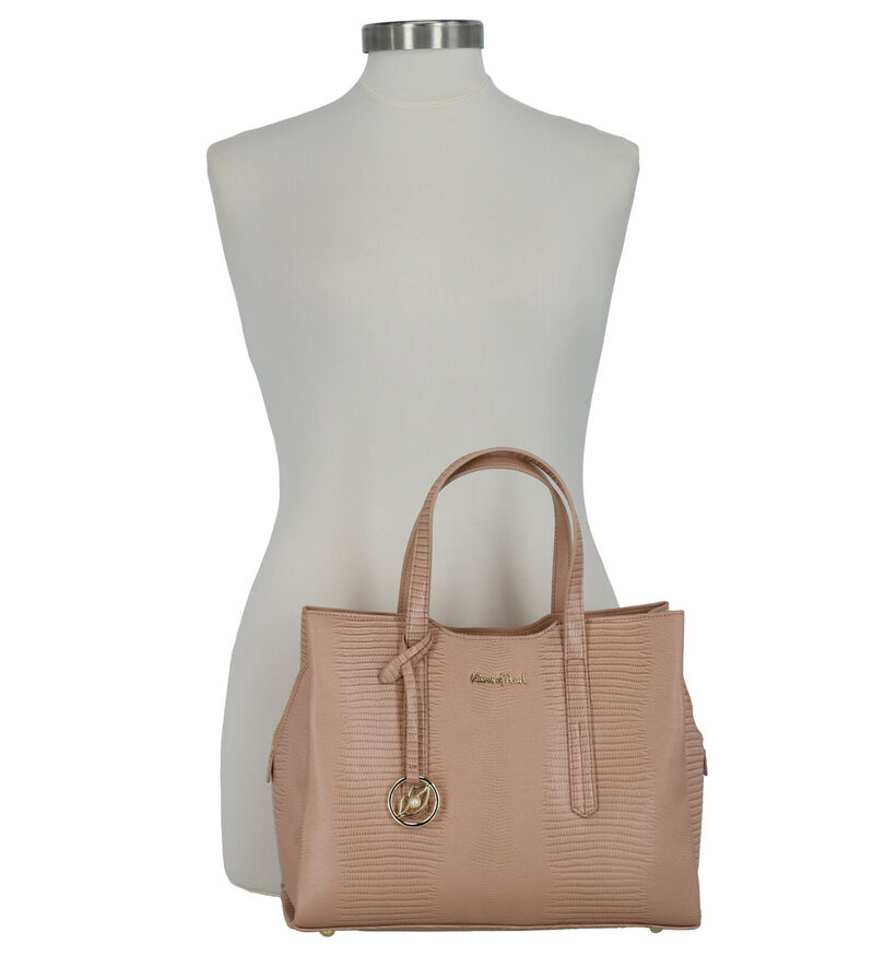 Kisses of Pearl Michelle Sac à Main en Bleu en simili cuir (273749)