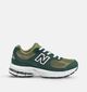 New Balance 2002 Baskets basses en Vert fonc&eacute; pour gar&ccedil;ons (375259) - pour semelles orthop&eacute;diques