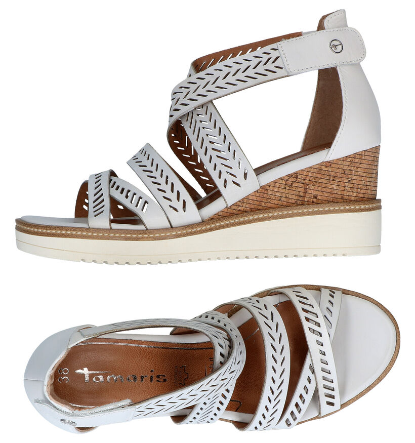 Tamaris Touch it Witte Sandalen voor dames (289418)