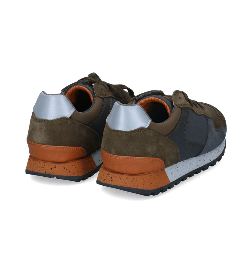 Geox Ponente Groene Sneakers voor heren (313650) - geschikt voor steunzolen