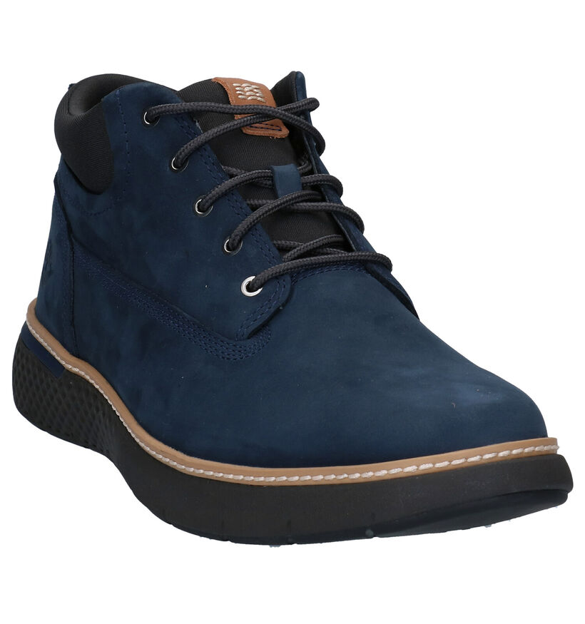 Timberland Cross Mark PT Chukka Bottines en Bleu pour hommes (330917)