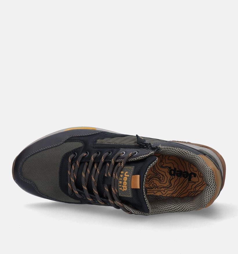 Jeep Ontario Chaussures à lacets en Vert kaki pour hommes (330963)
