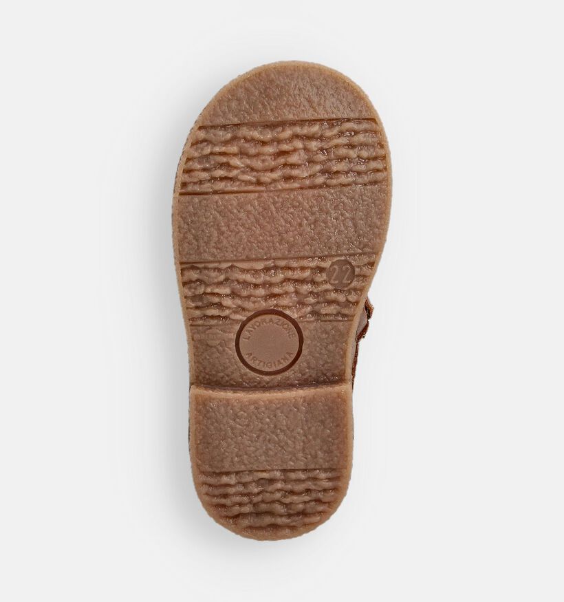 FR by Romagnoli Chaussures hautes en Cognac pour filles (364836) - pour semelles orthopédiques