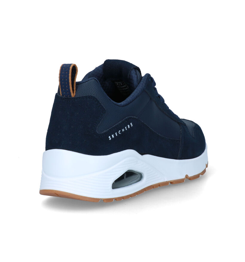 Skechers Uno Strace Baskets en Noir pour hommes (343005)