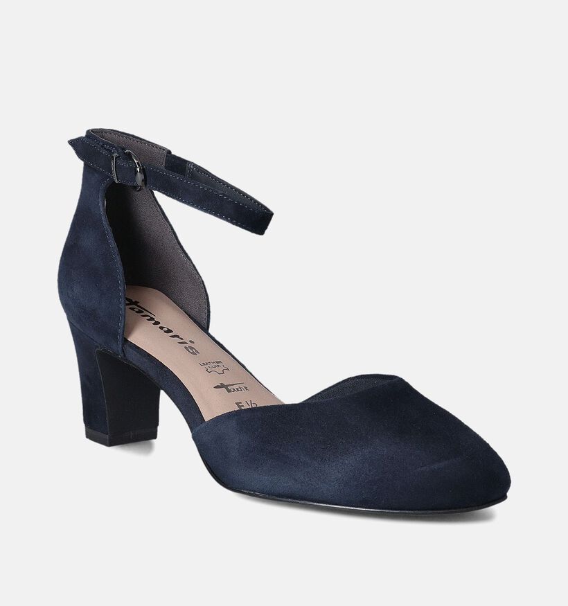 Tamaris Escarpins à bride en Bleu foncé pour femmes (351532)