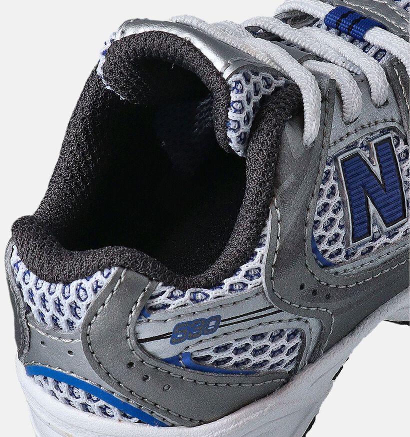 New Balance IZ 530 ADE Baskets en Argent pour filles, garçons (359295) - pour semelles orthopédiques