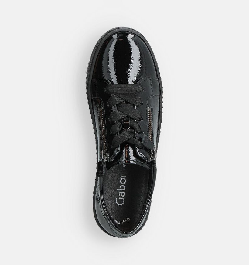 Gabor Chaussures à lacets en Noir pour femmes (363099) - pour semelles orthopédiques