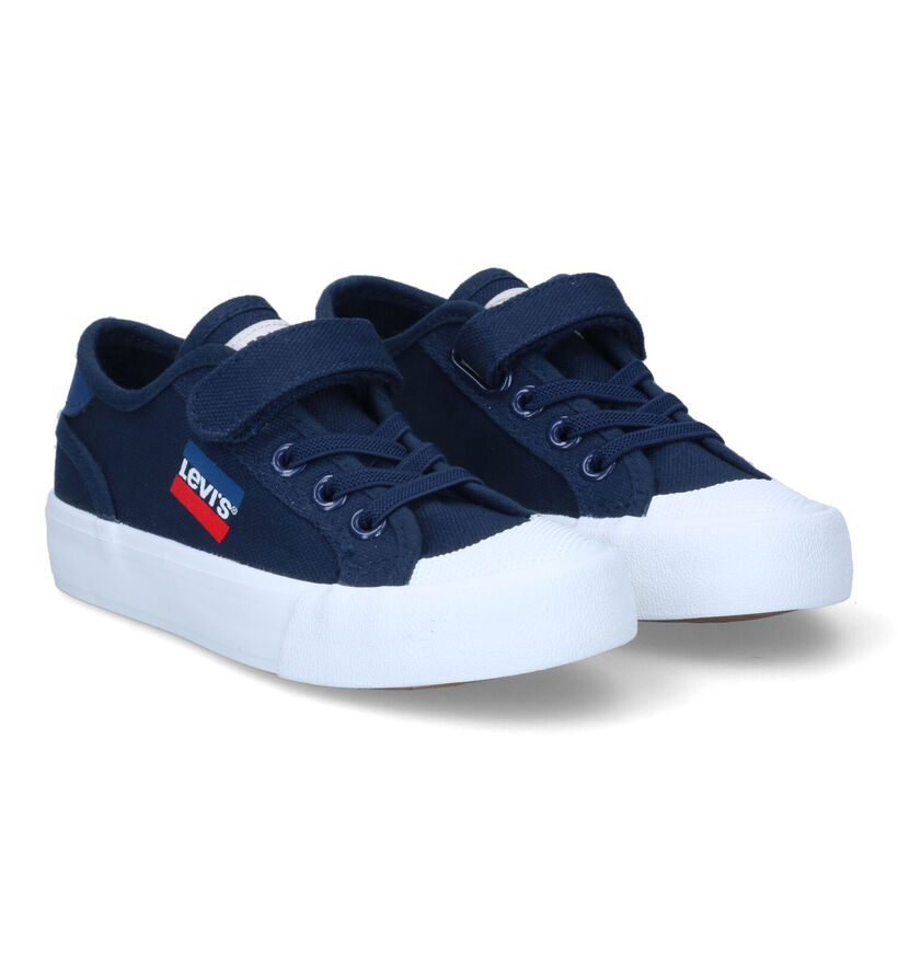 Levi's Mission Witte Sneakers voor jongens (306090)