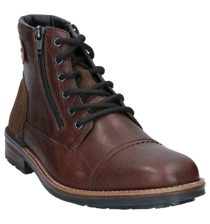 Rieker Chaussures hautes en Brun foncé en cuir (281825)