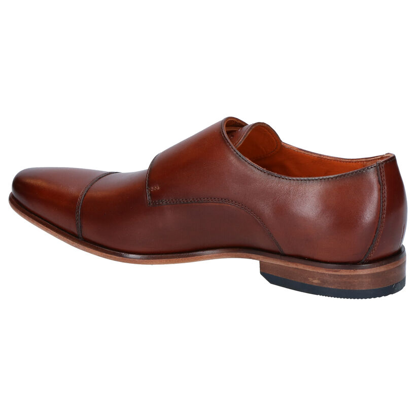 Van Lier Chaussures habillées en Cognac en cuir (272953)