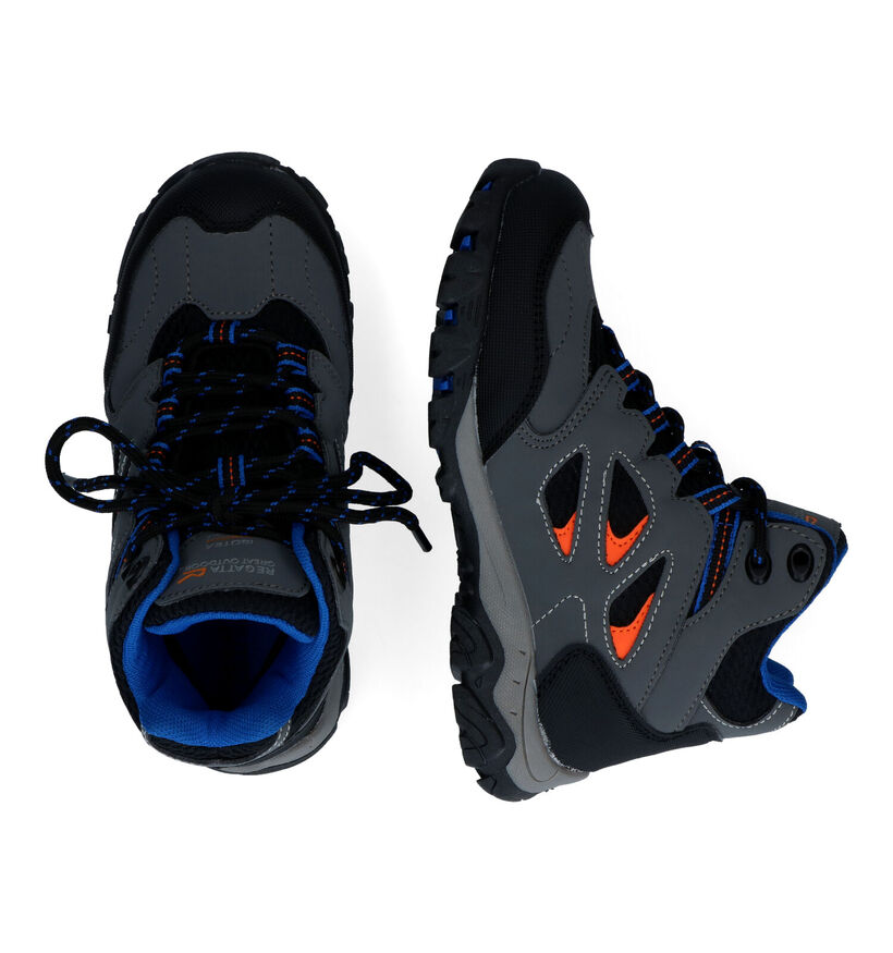 Regatta Holcombe Chaussures de randonnée en Bleu pour filles, garçons (345223) - pour semelles orthopédiques