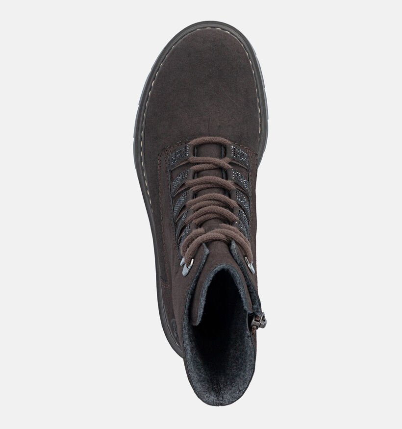 Rieker Antistress Boots en Brun fonc&eacute; pour femmes (377938)