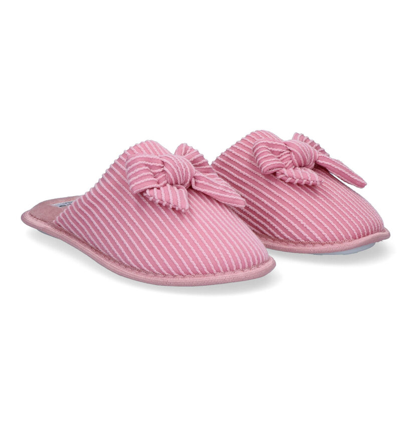 Torfs Home Pantoufles ouvertes en Rose pour femmes (310263)