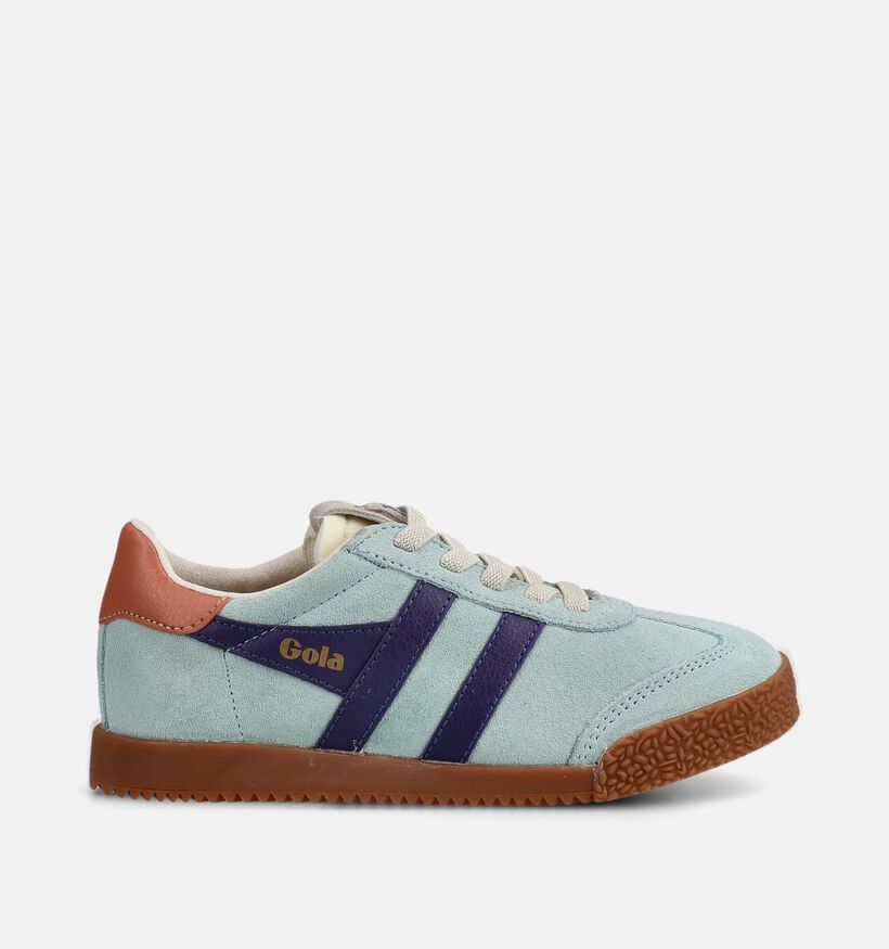 Gola Elan Baskets basses en Vert pour filles (368505) - pour semelles orthop&eacute;diques