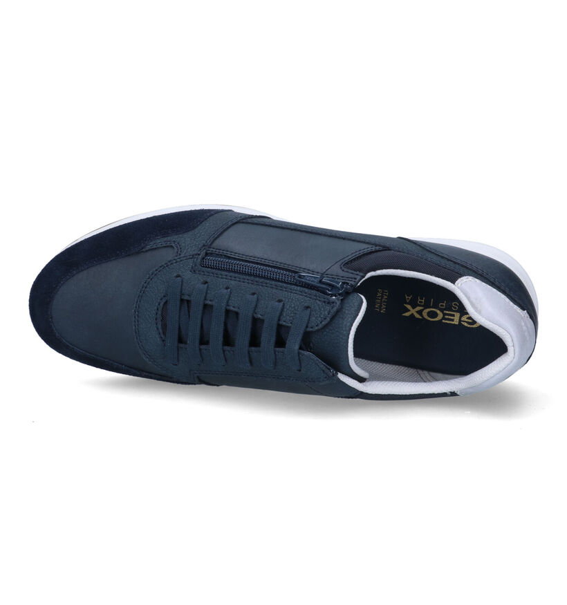 Geox Optek Avery Bruine Veterschoenen in kunstleer (320090)