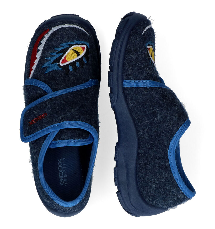 Geox Nymel Blauwe Pantoffels voor jongens (313610)