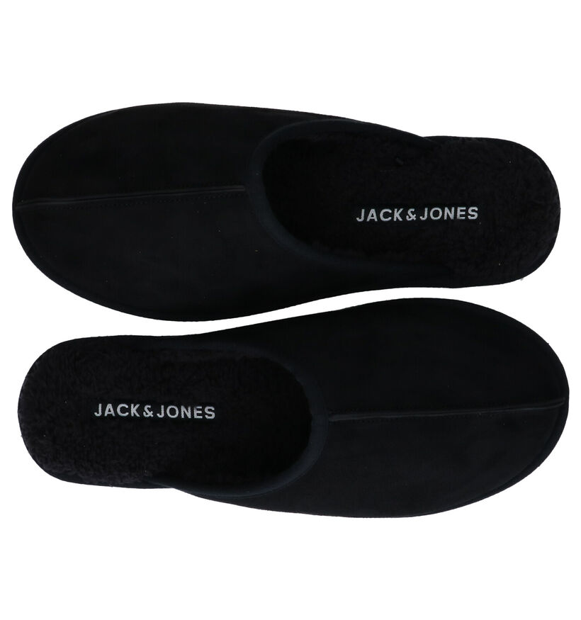 Jack & Jones Dudely Zwarte Pantoffels in stof (278348)