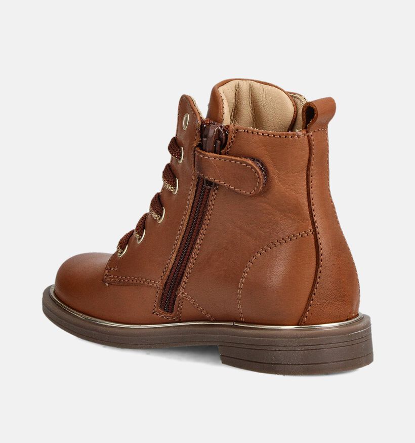 STONES and BONES Fardh Bruine Bottines voor meisjes (361994) - geschikt voor steunzolen