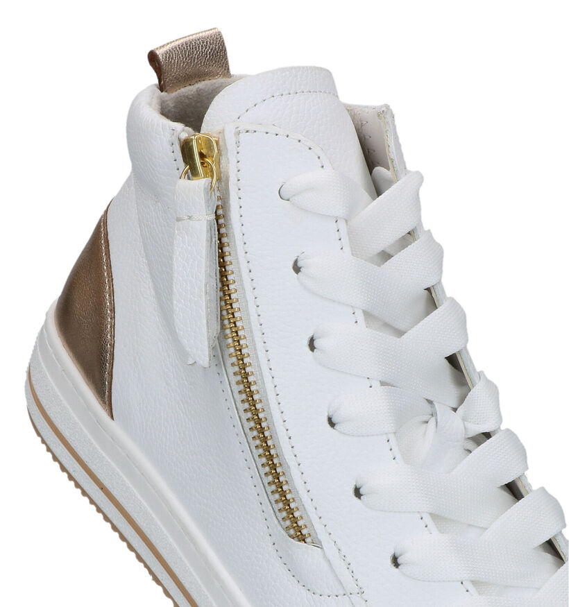 Gabor Optifit Witte Sneakers in leer (319476)