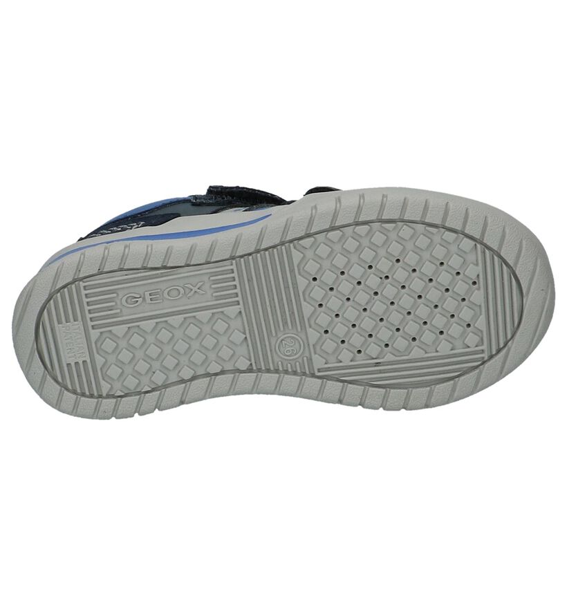 Geox Chaussures hautes en Bleu foncé en cuir (223171)