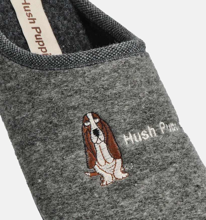 Hush Puppies Denox Pantoufles en Gris pour hommes (361637)