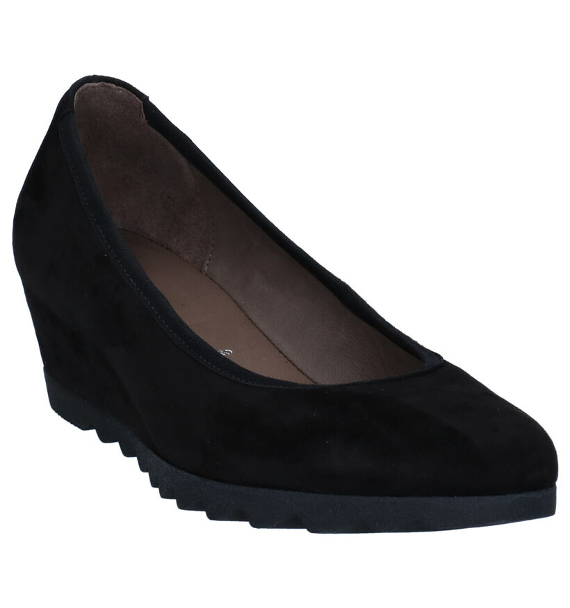 Gabor Sacchetto Zwarte Pumps in nubuck (282280)