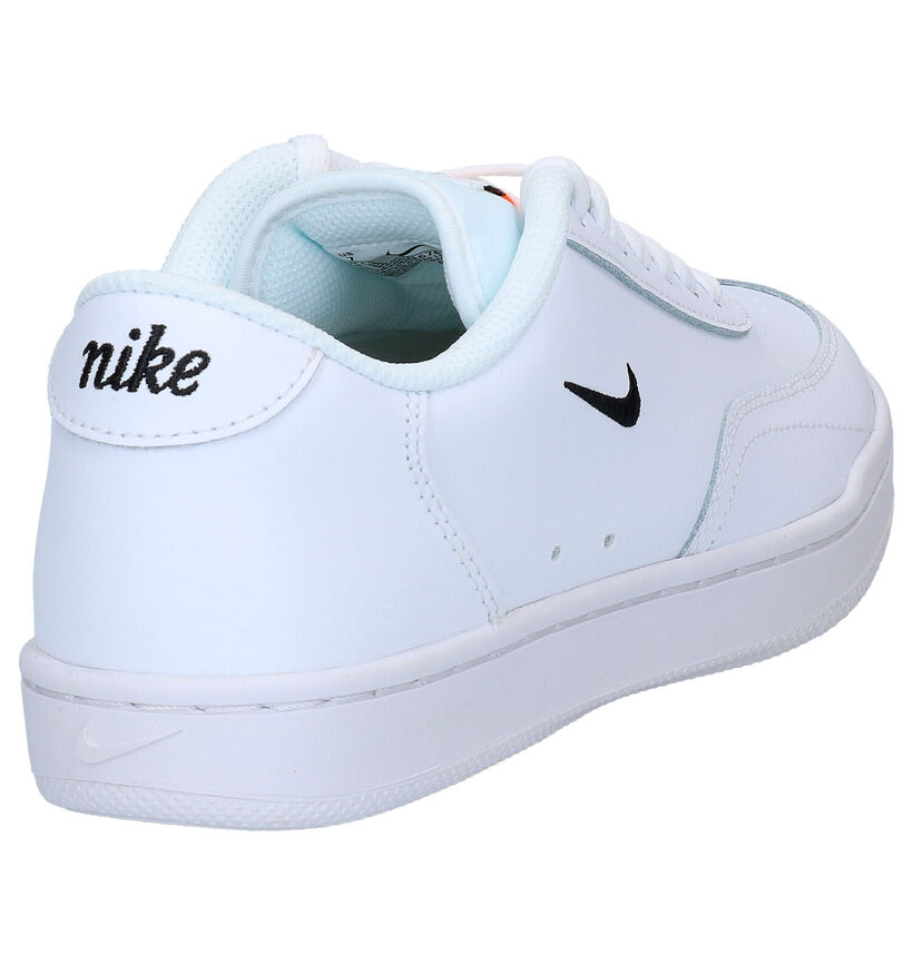 Nike Court Vintage Witte Sneakers in leer (277463)