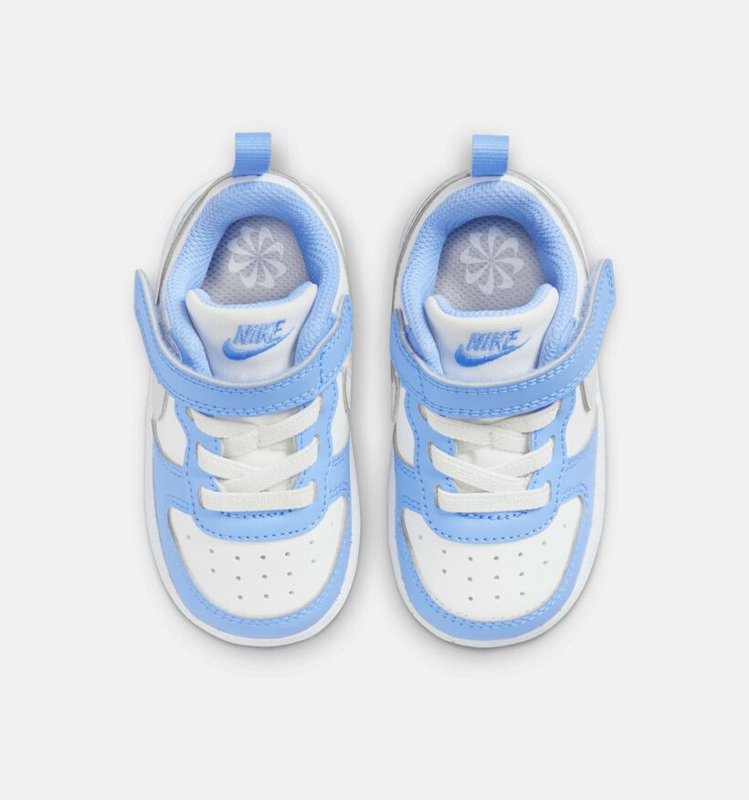 Nike Court Borough Low TD Blauwe sneakers voor meisjes, jongens (357362)