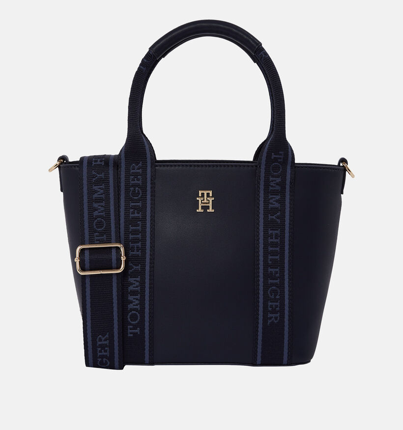 Tommy Hilfiger Logotape Mini Tote Sac à main en Bleu pour femmes (352873)