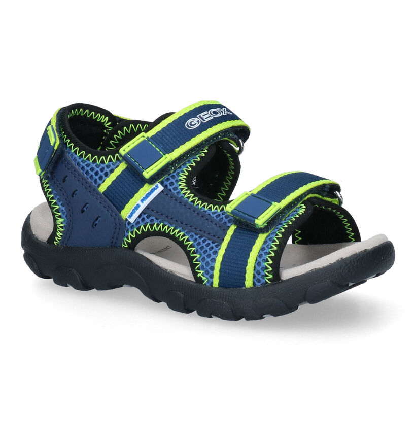 Geox Strada Zwarte Sandalen voor jongens (291777)