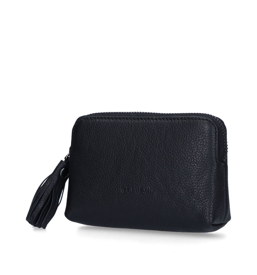 Euro-Leather Porte-monnaie en Noir pour femmes (323954)