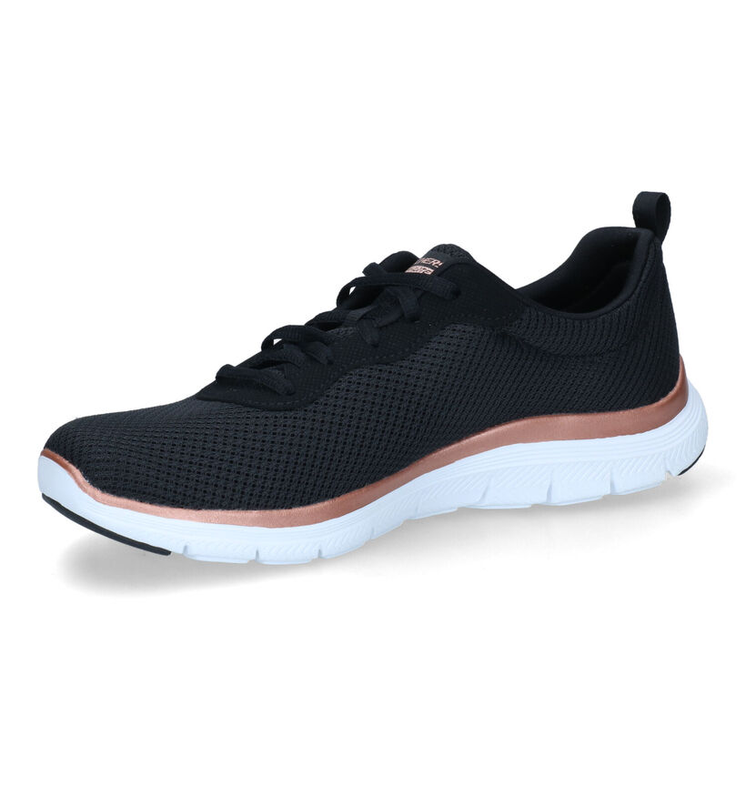 Skechers Flex Appeal 4.0 Baskets en Noir pour femmes (310633)